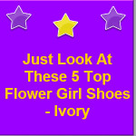 Flower Girl Shoes Ivory